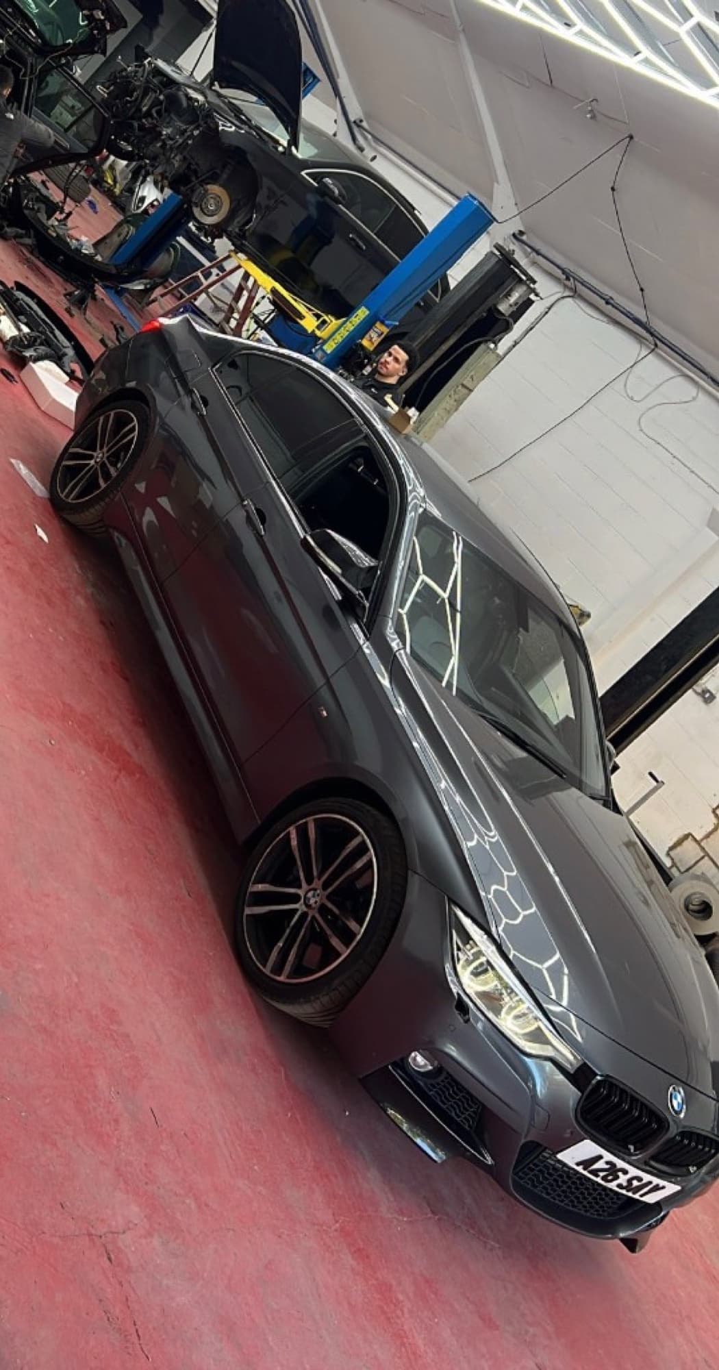 BMW M Sport fully rebuilt and refinished on the LRC workshop floor